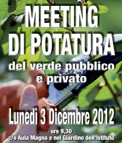 Meeting di potatura all'Istituto "G. Medici"